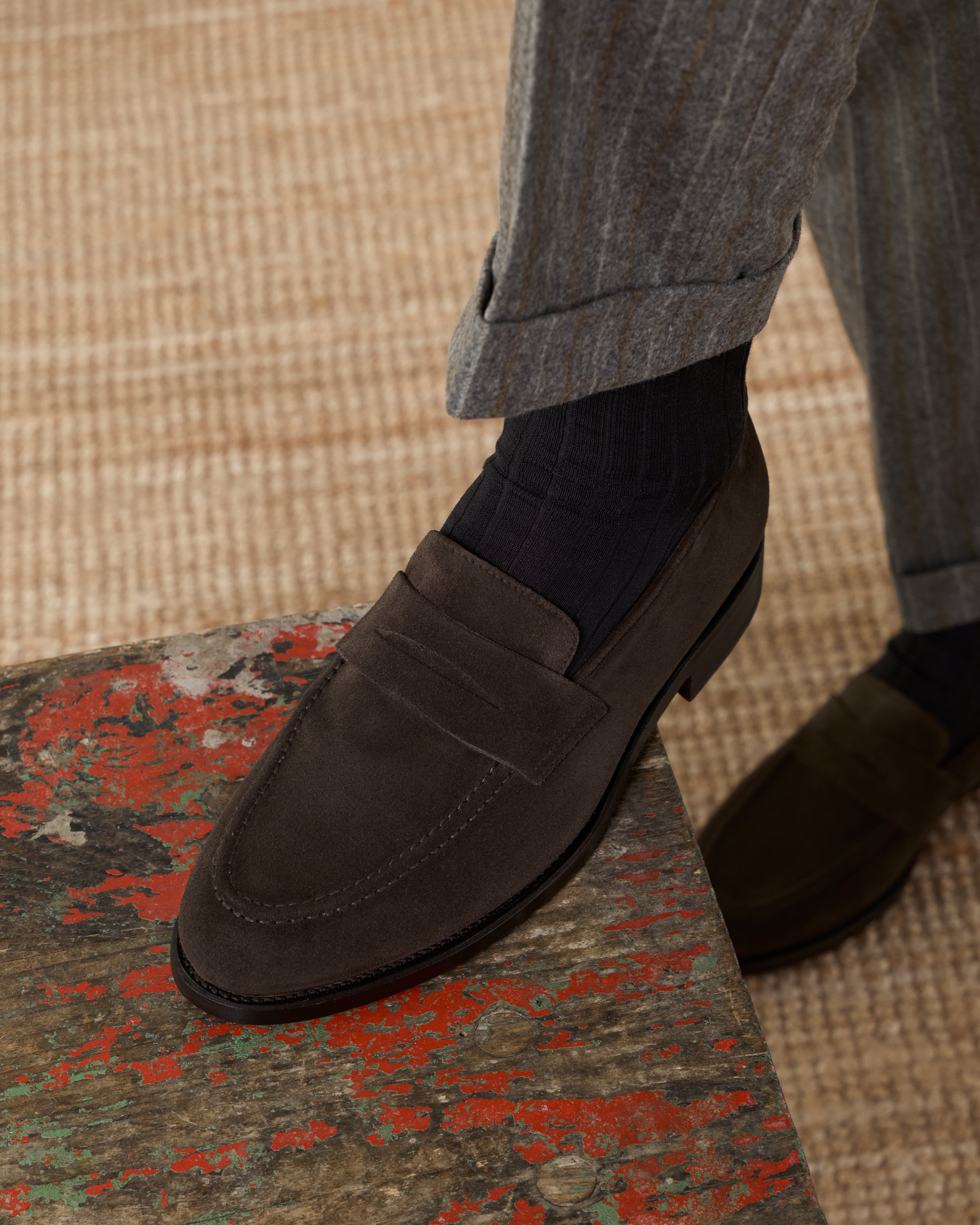men's brown loafer dress shoes Men's Moccasin Brown Loafers Shoes Leather Lined Slip On Smart Formal Shoe main image 0