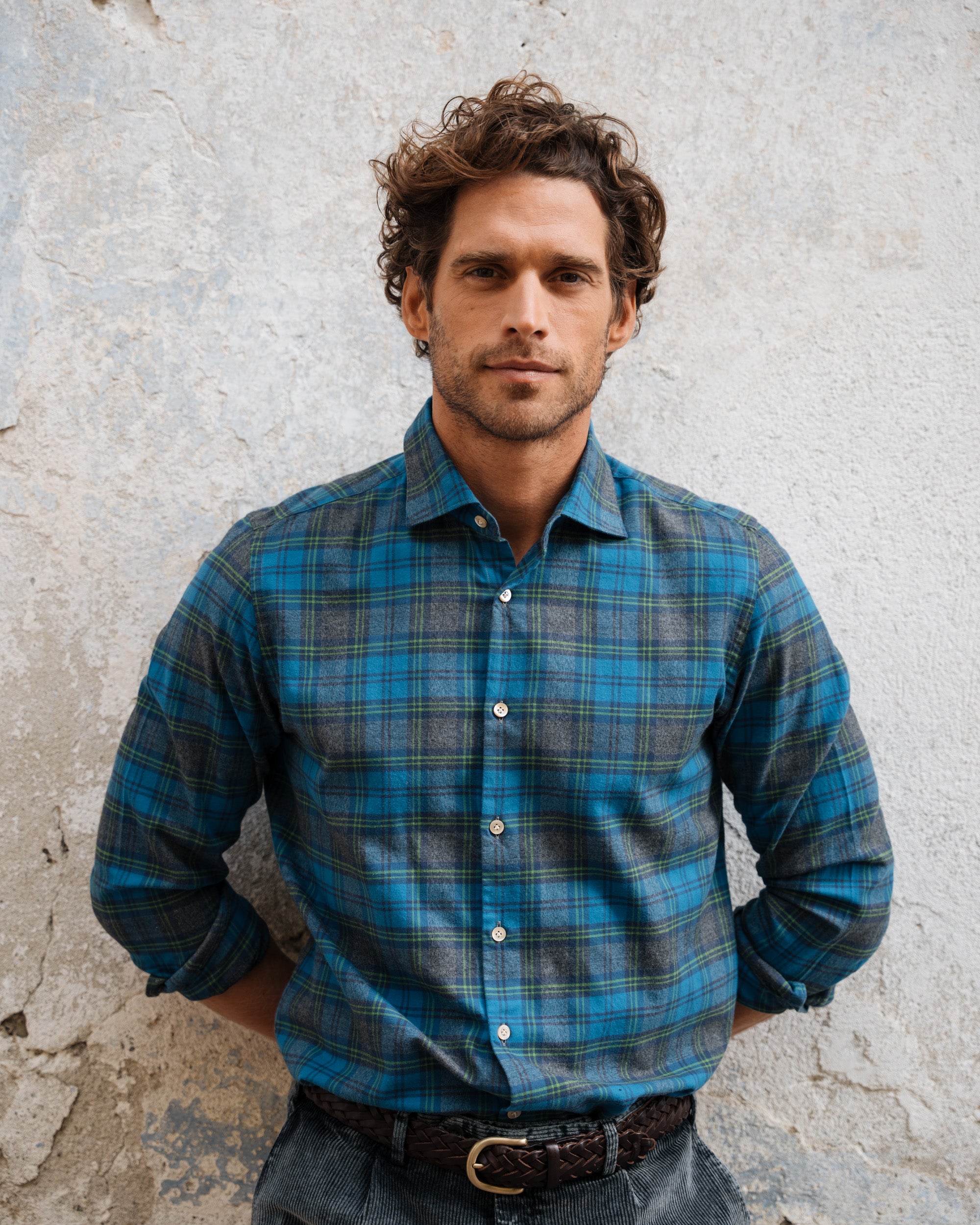 Toscano Linen Shirt Navy – Collars & Co.
