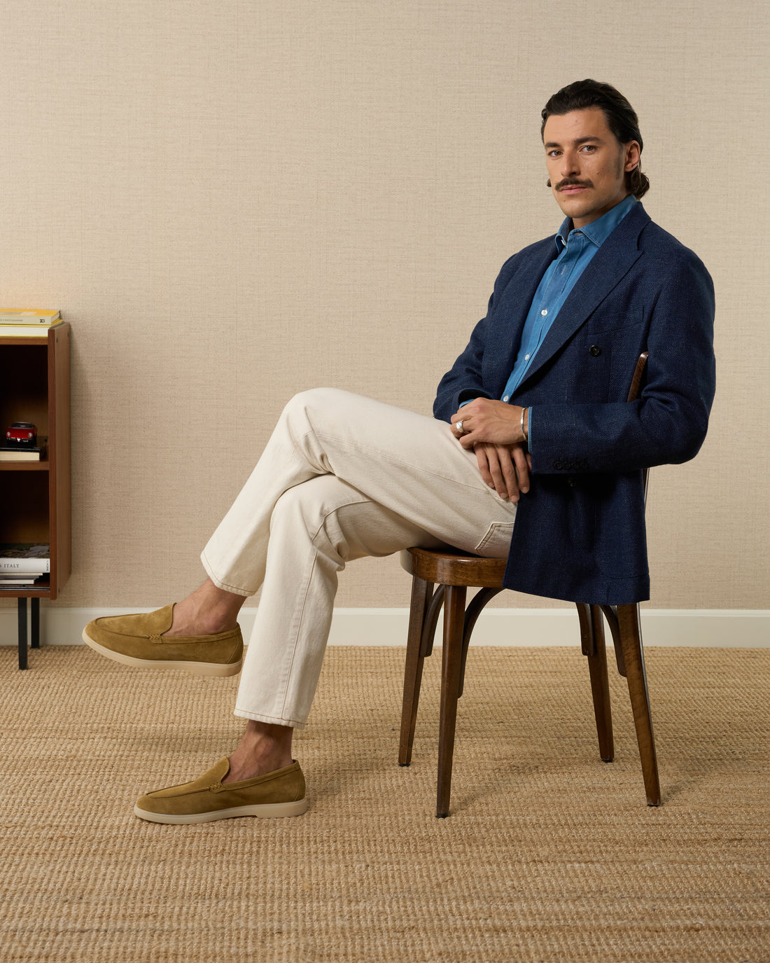 Sports loafer in suede for men | Velasca