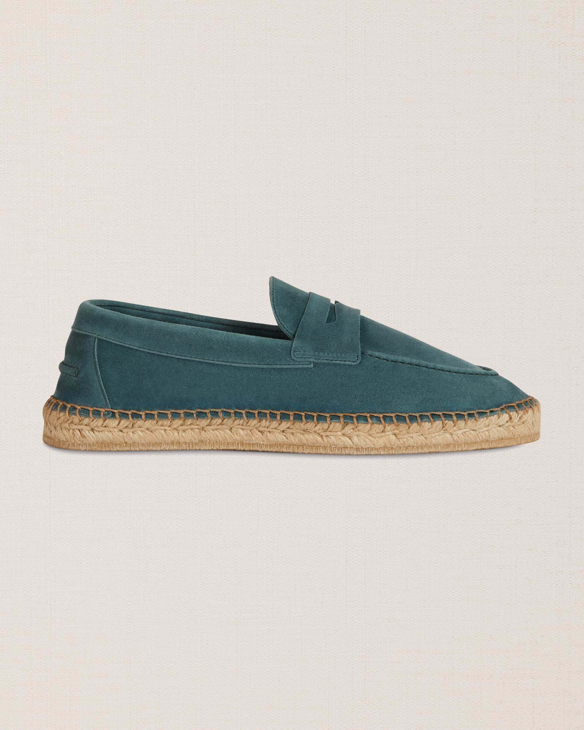 Velasca Mens Espadrilles Size 13 Espadrilles for men in blue suede leather | Velasca main image 4