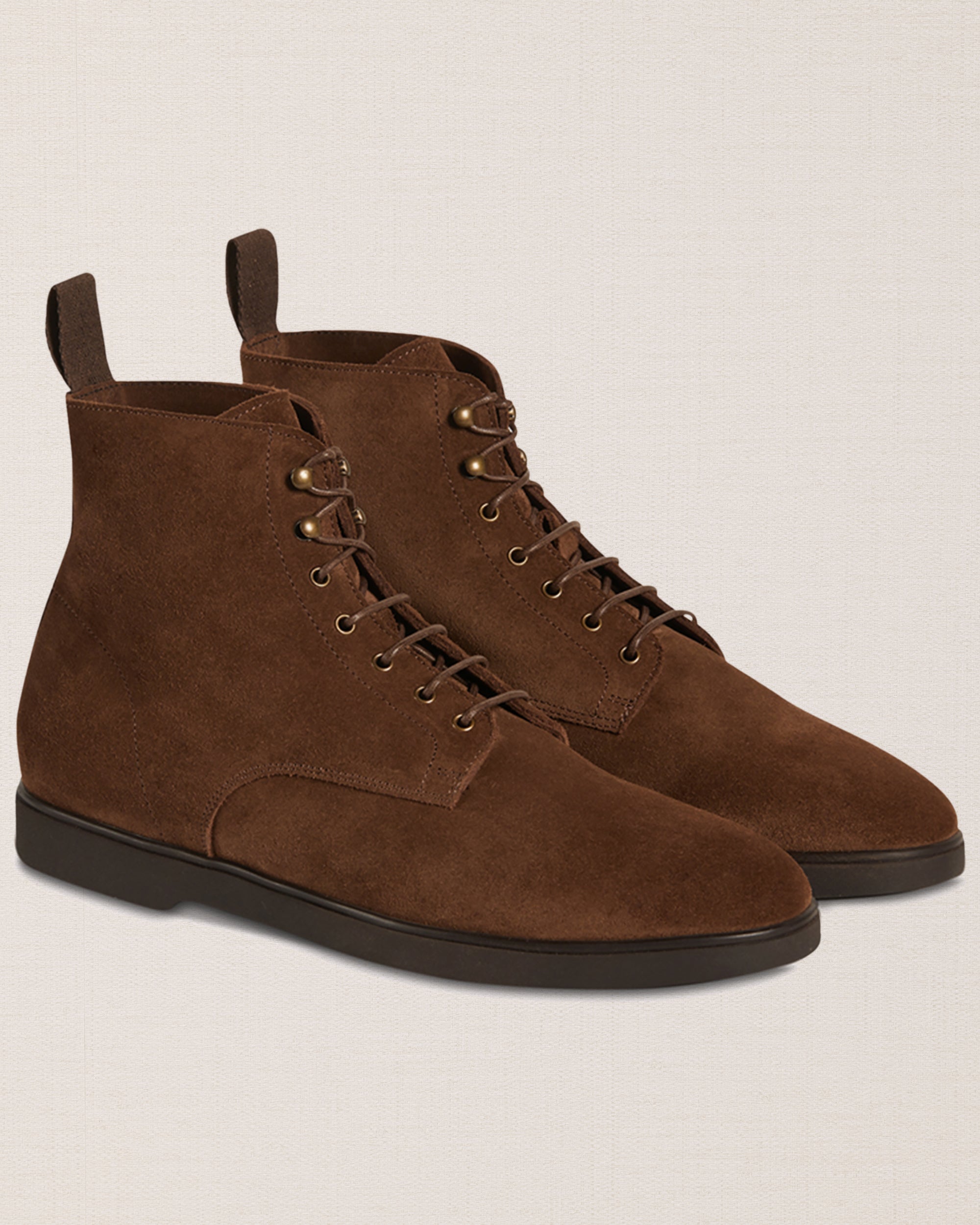 Independent Boot Company Men’s Suede Leather Shoes 40531H - Redwood Indy Boot in Snuff Suede – ALDEN SHOES main image 3
