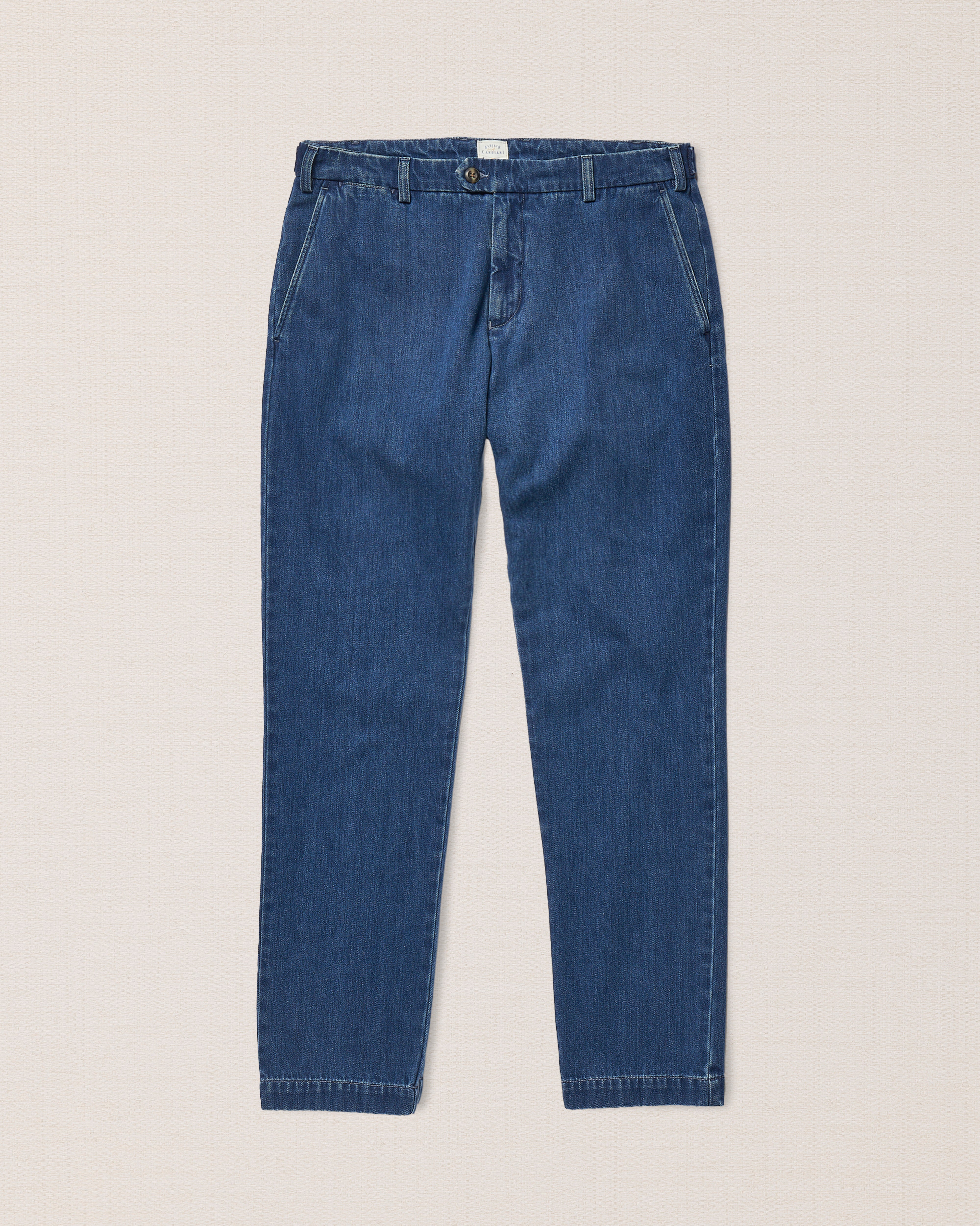 Candiani denim chino pants, made in Italy | Velasca