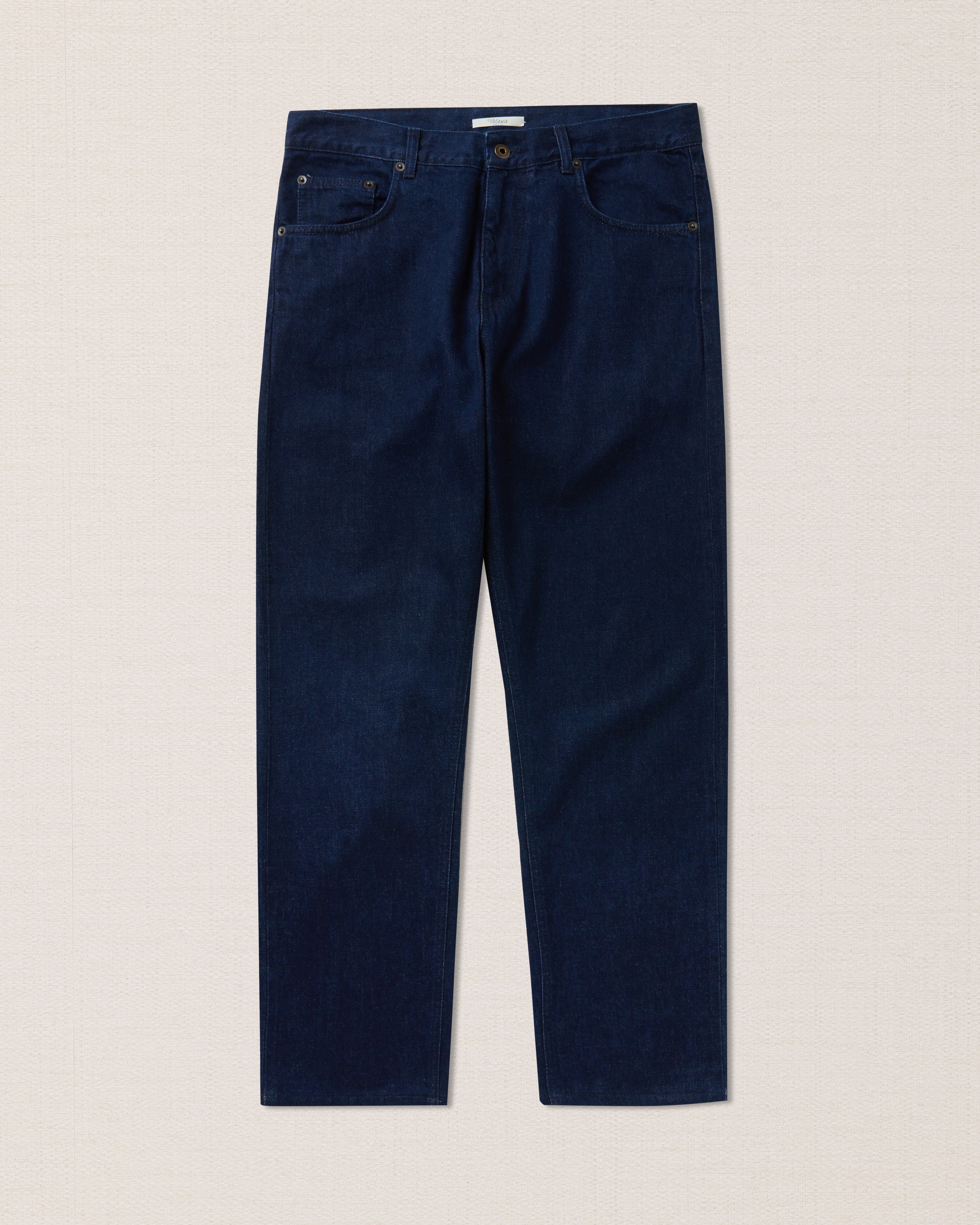 Jeans Denim Lutece MFG CO Martingale Selvedge Bleu Marine - Taille S, Neuf Avec étiquettes