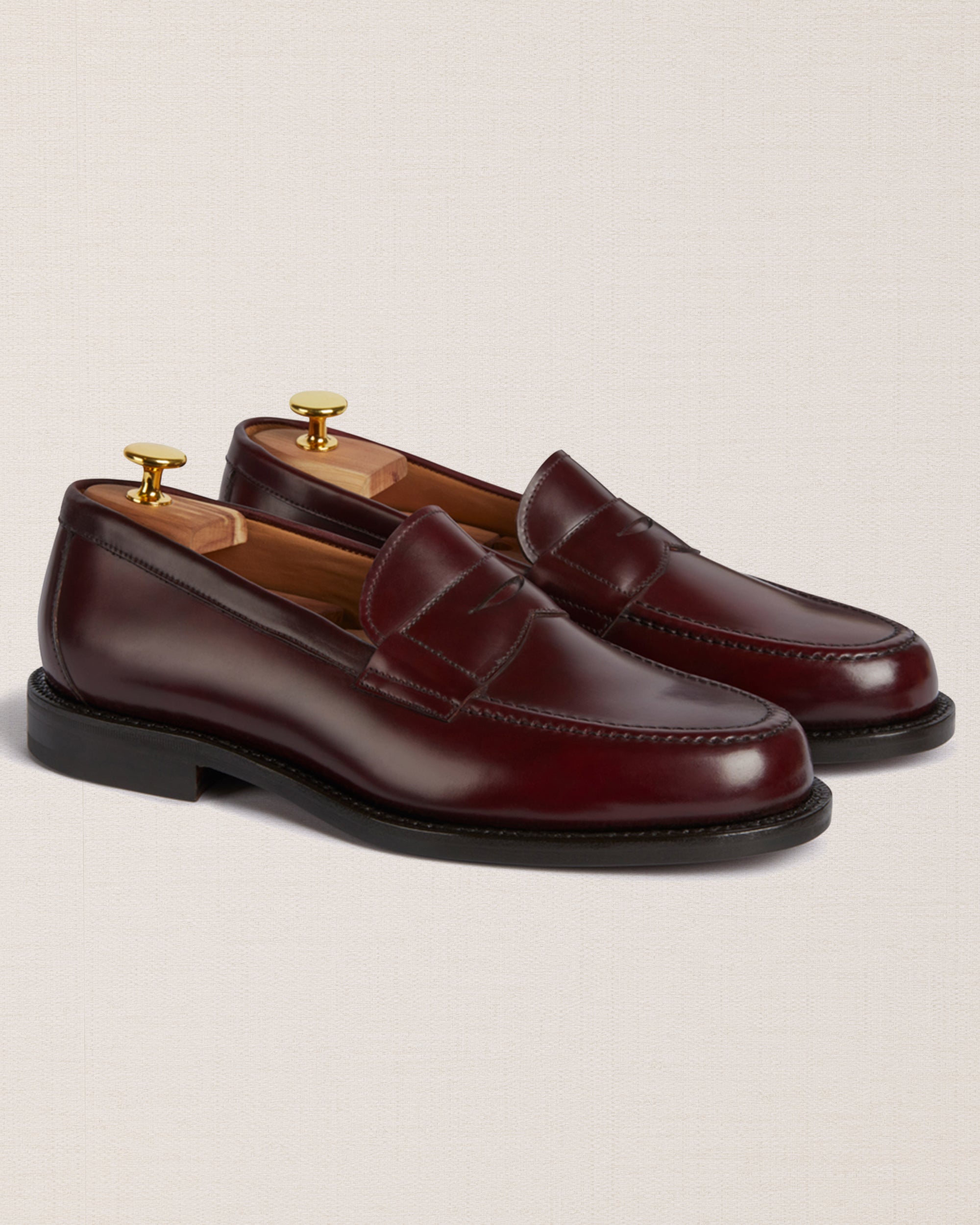 Velasca | Burgundy Loafers in cordovan leather