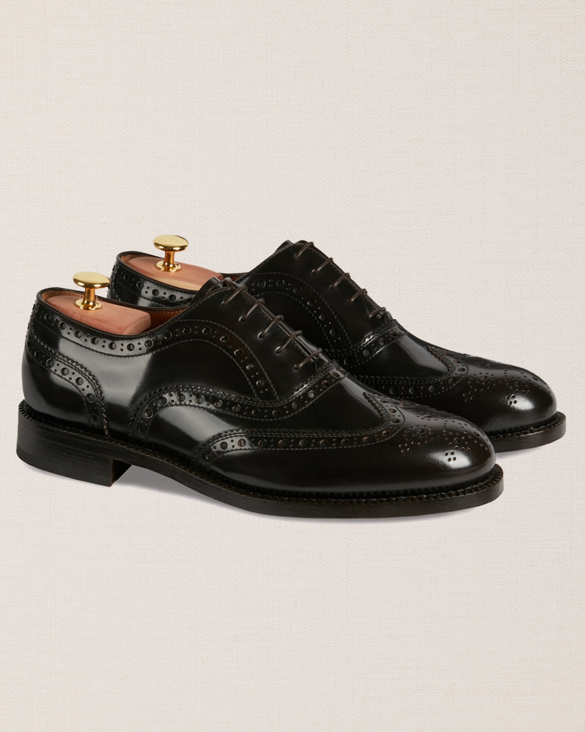 Men's Goodyear wingtip leather Oxford shoe | Velasca