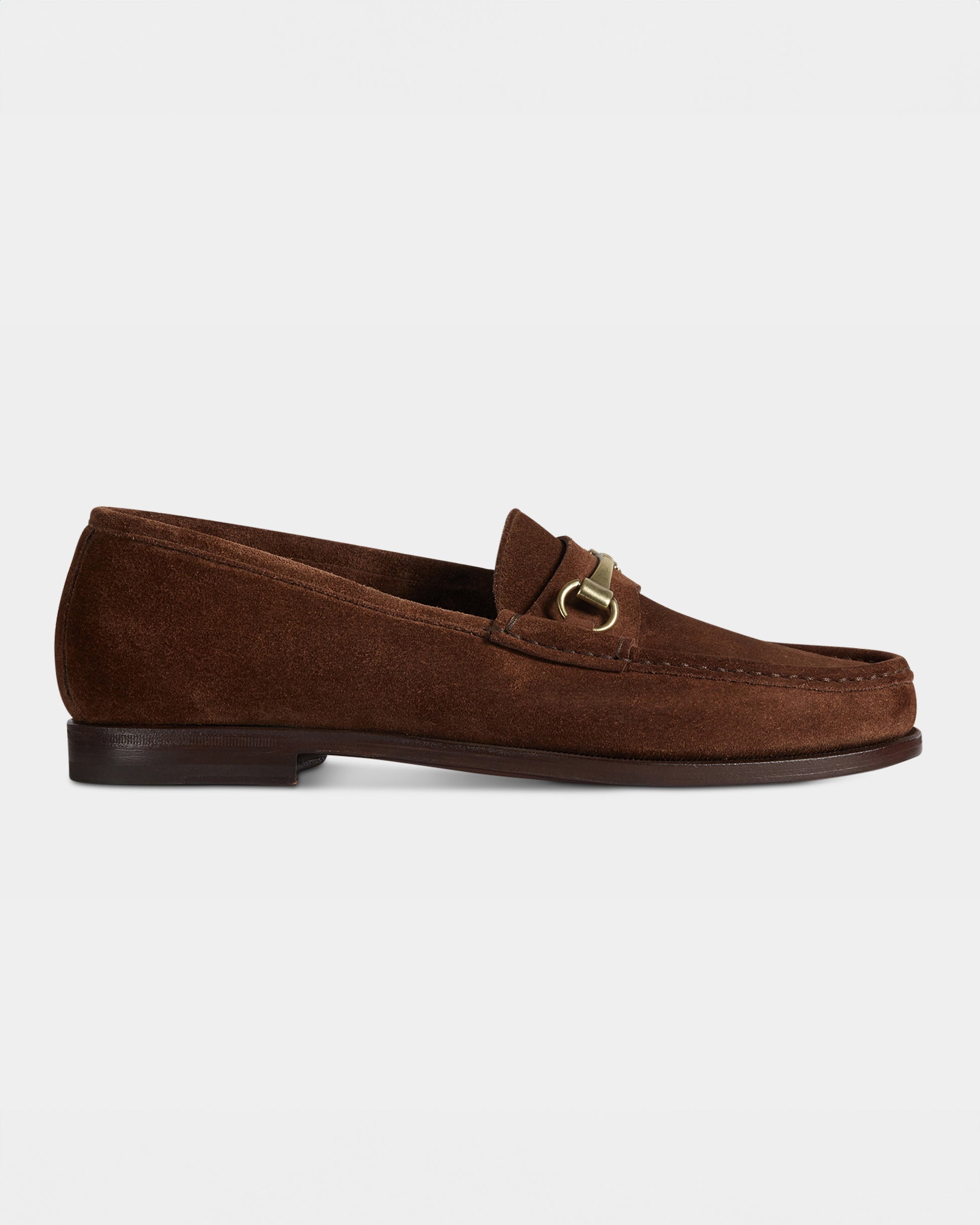 Men's suede College horsebit loafers | Velasca