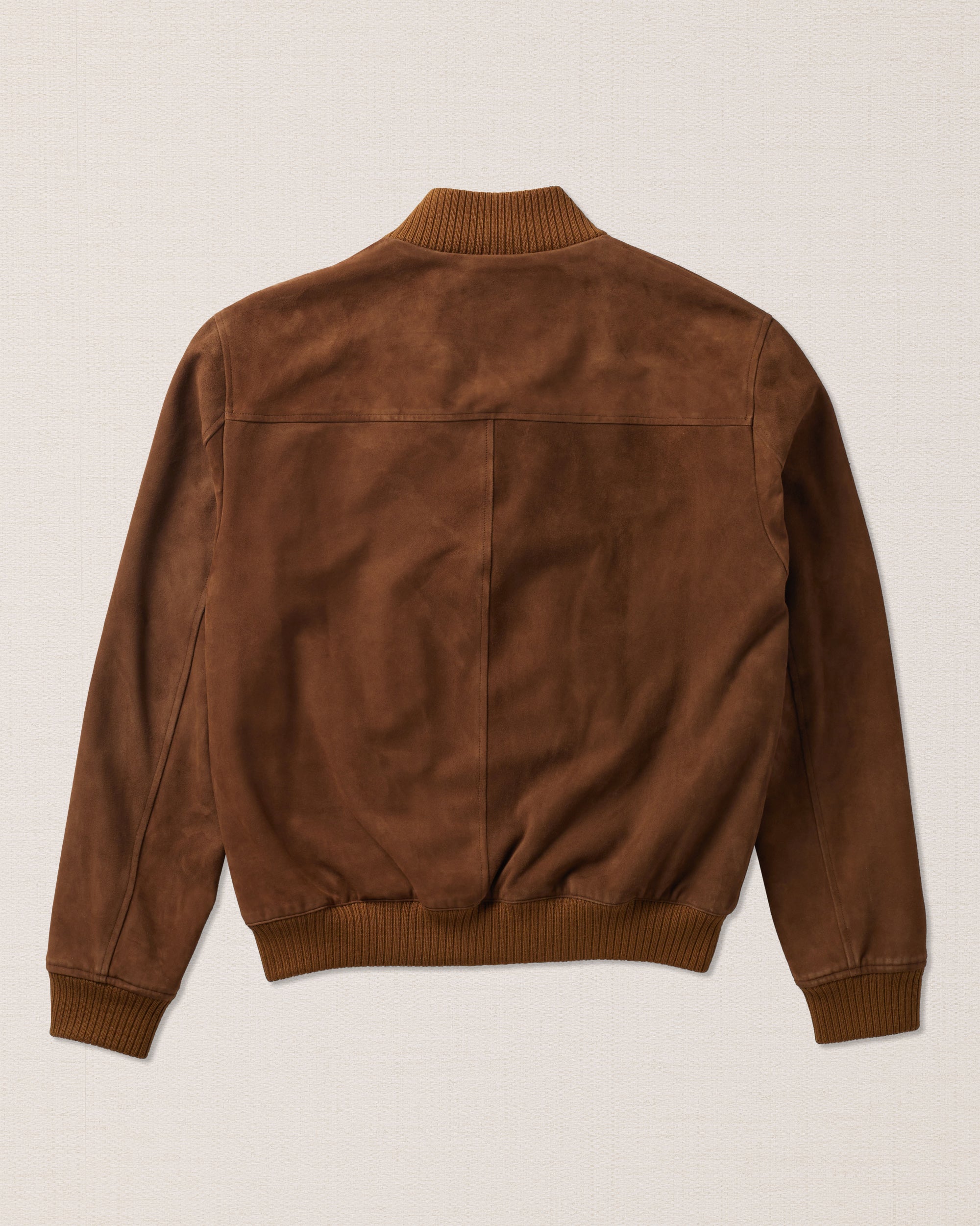 Light brown suede bomber jacket, Made in Italy | Velasca