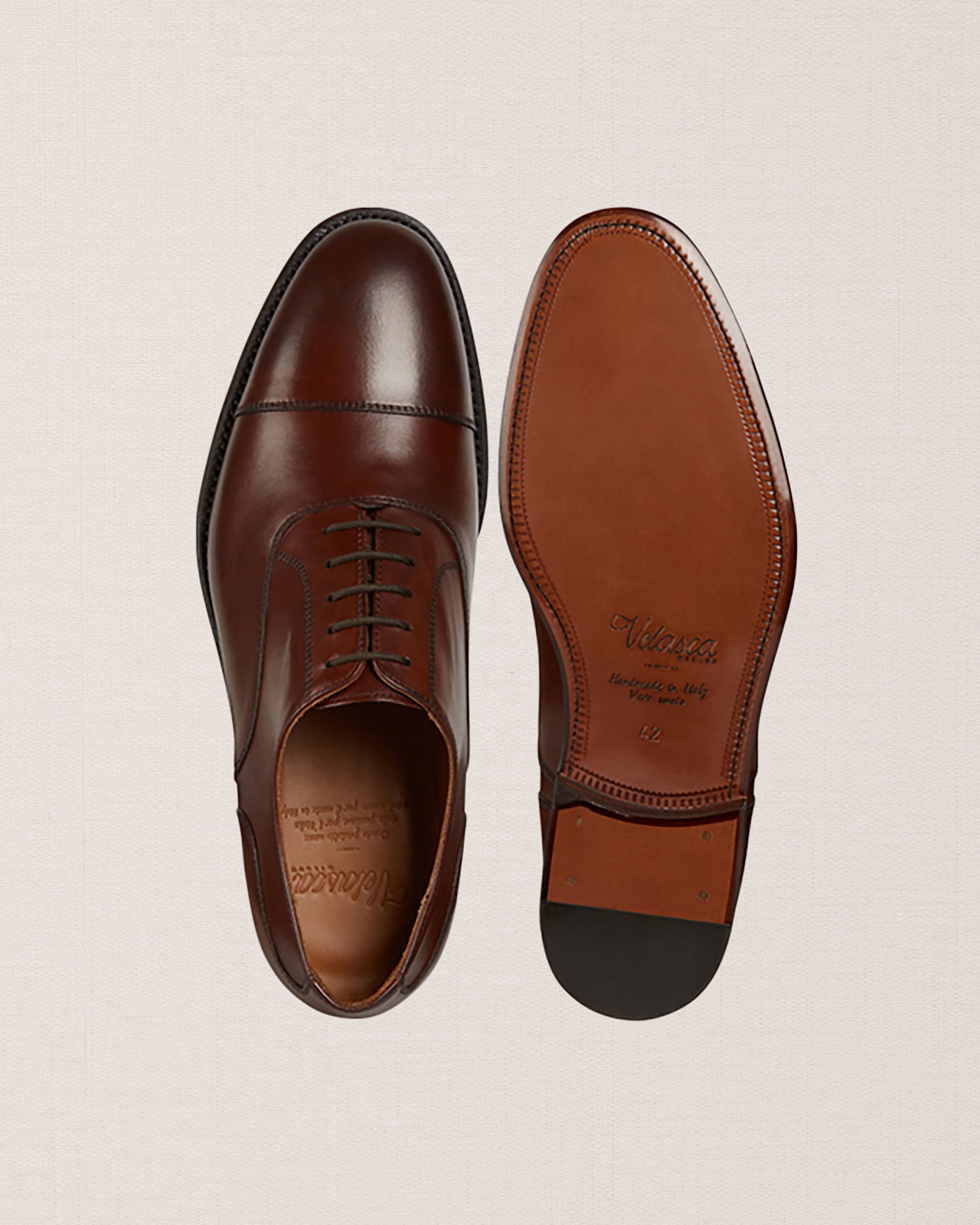 Men's minimal & classic full-grain leather Oxfords