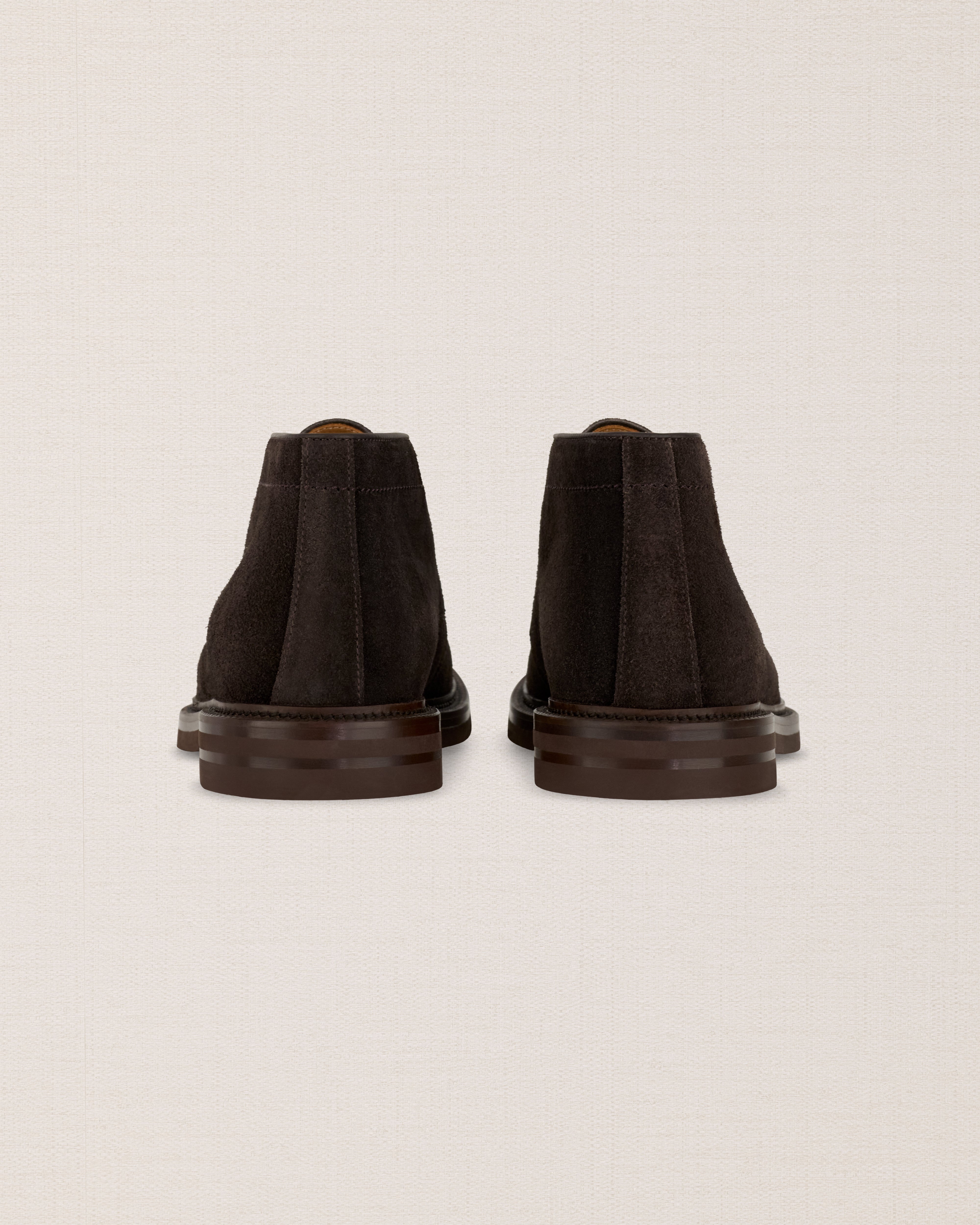 Men's dark brown suede desert boot | Velasca