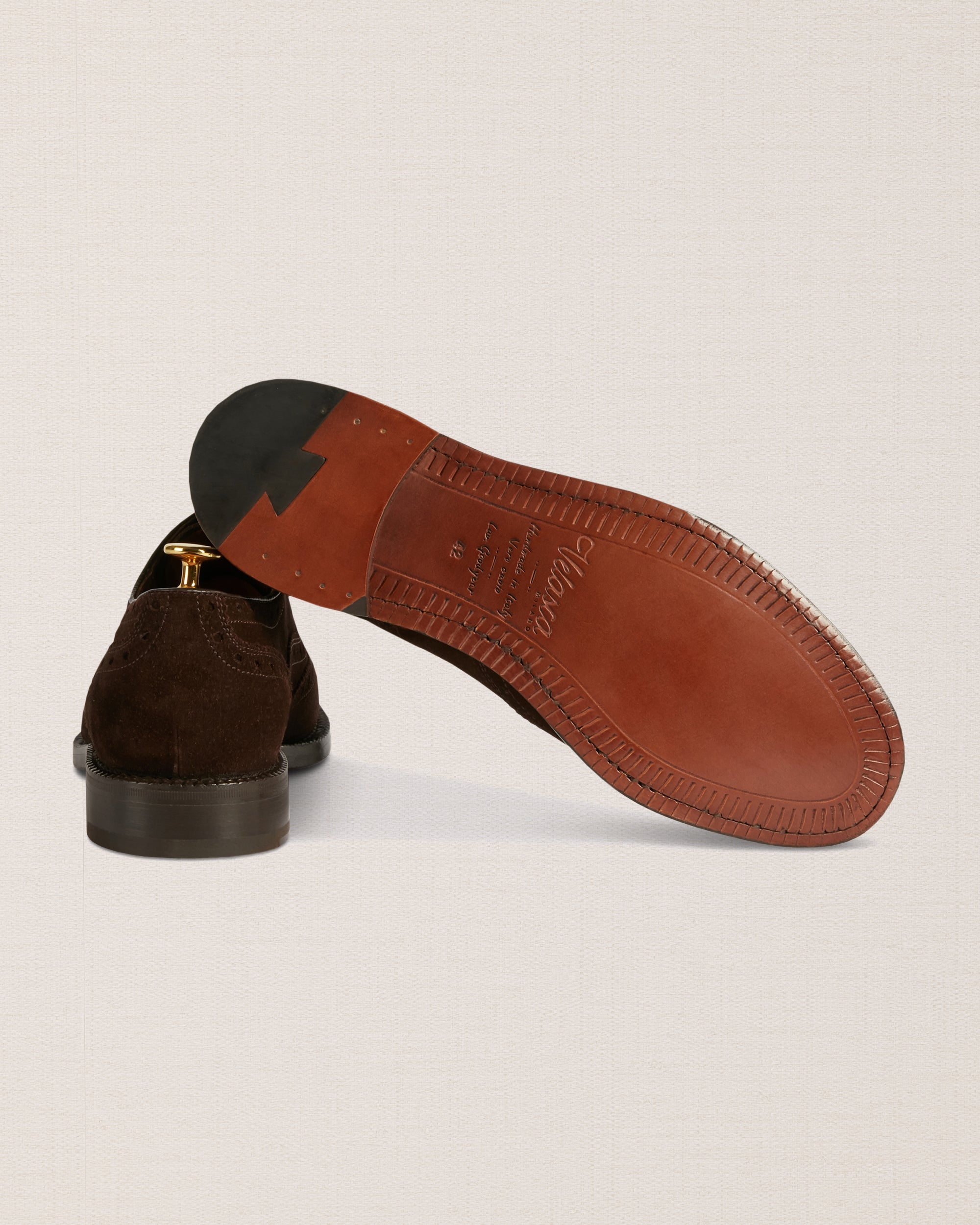 Varda Men’s Brown Suede Oxford Shoes Size 42/9 Men main image 3