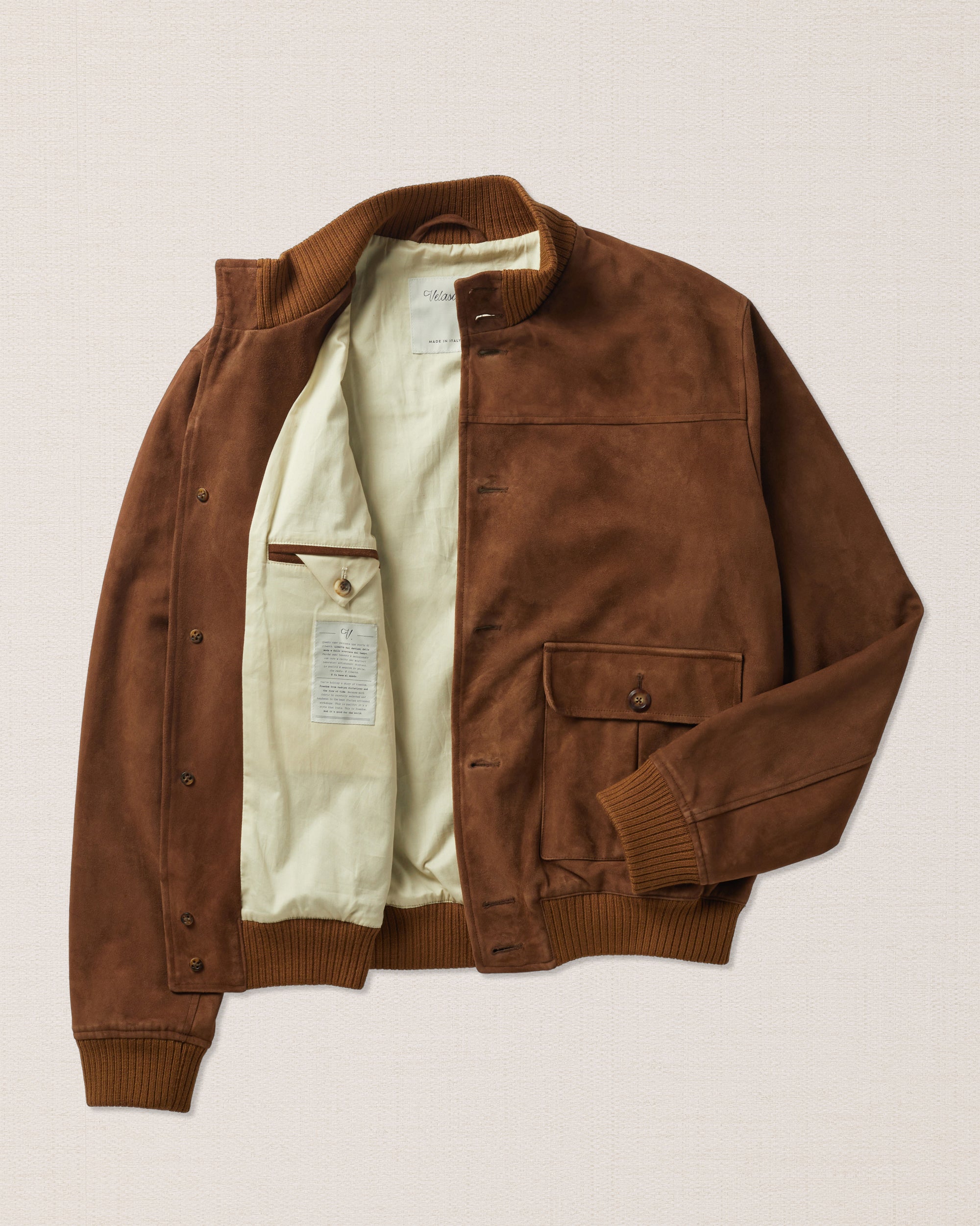 ジャケット・アウター Italy Suede Leather Bomber Jacket 50 Vintage 50s Penneys Suede Leather Bomber Jacket Size 44 Rockabilly