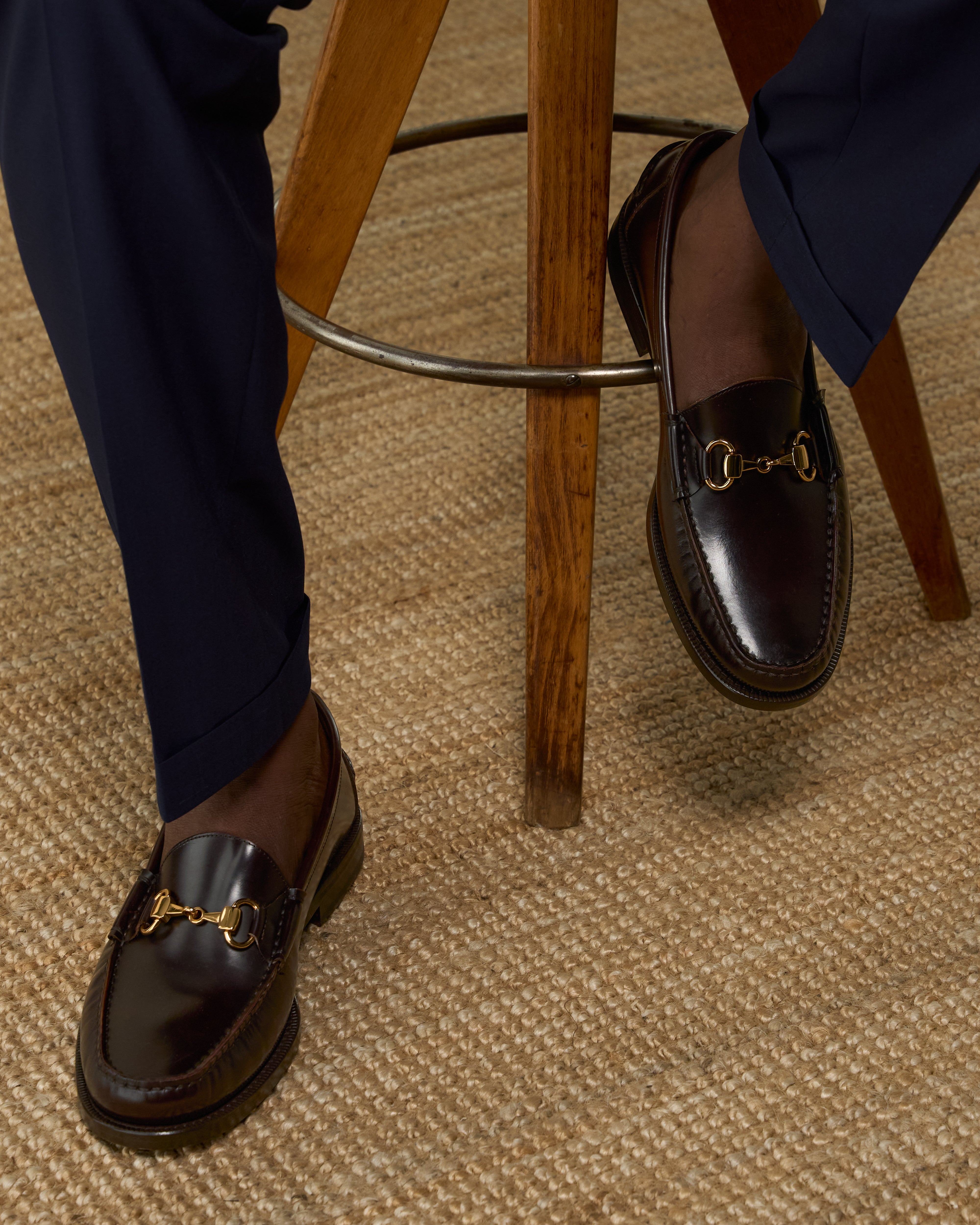 Horsebit brown leather college loafer, Made in Italy | Velasca