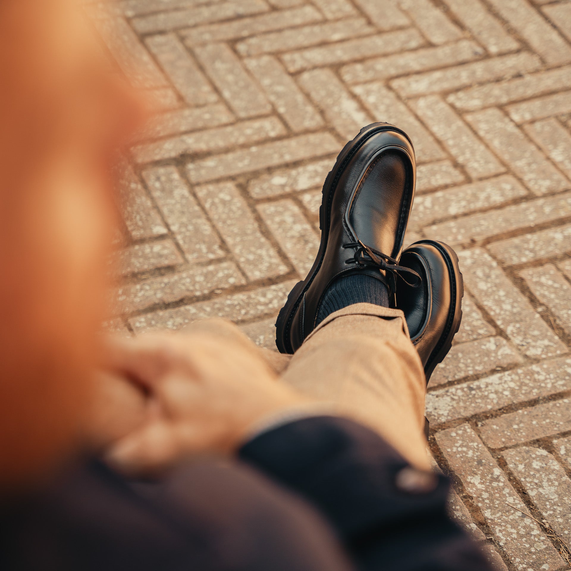 Men's derby shoes with Vibram Carrarmato rubber sole | Velasca