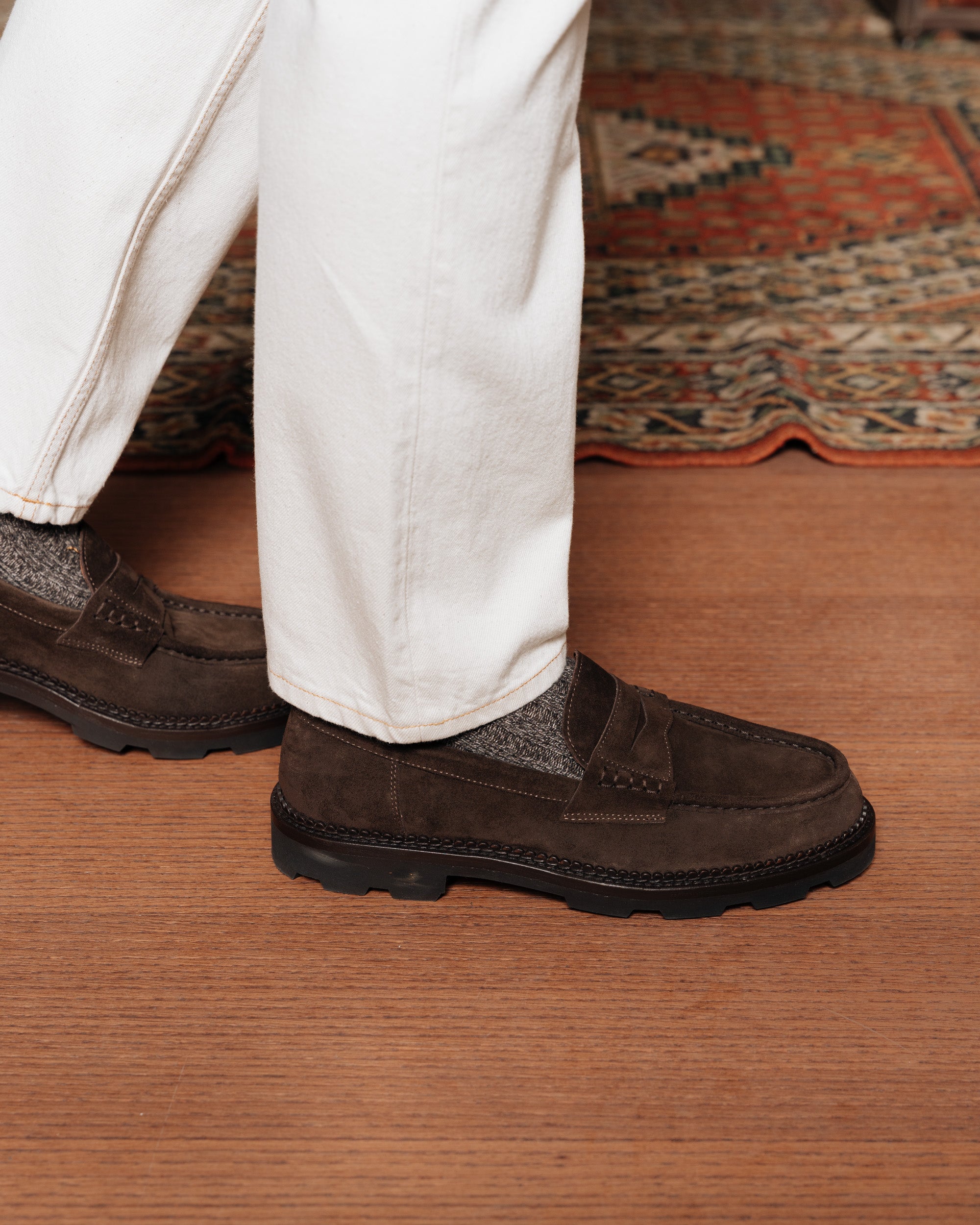 Callavant Velasca - Brown Suede Penny Loafers Men’s Men main image 3