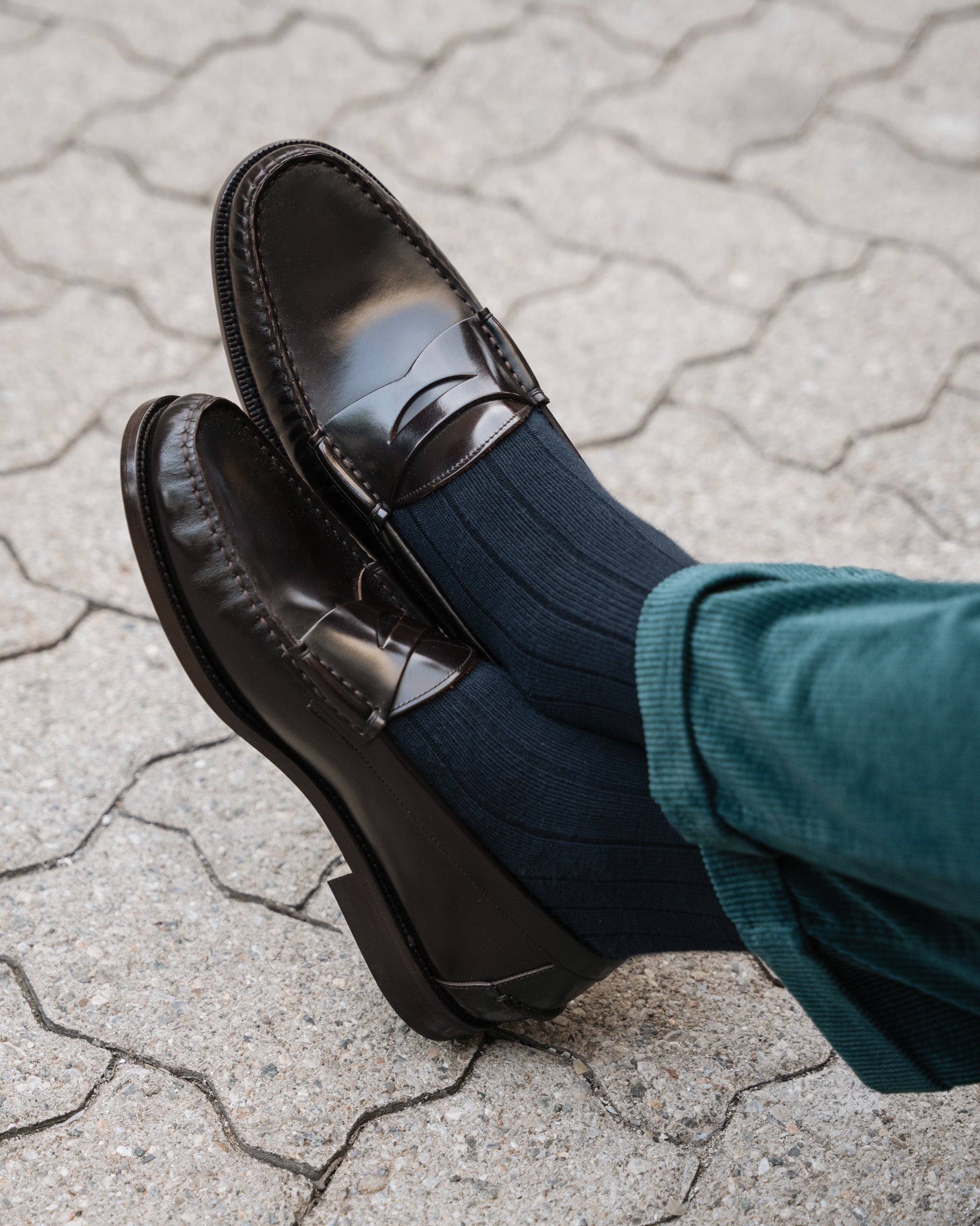 Velasca | Dark brown leather loafers, 100% Made in Italy display picture 1
