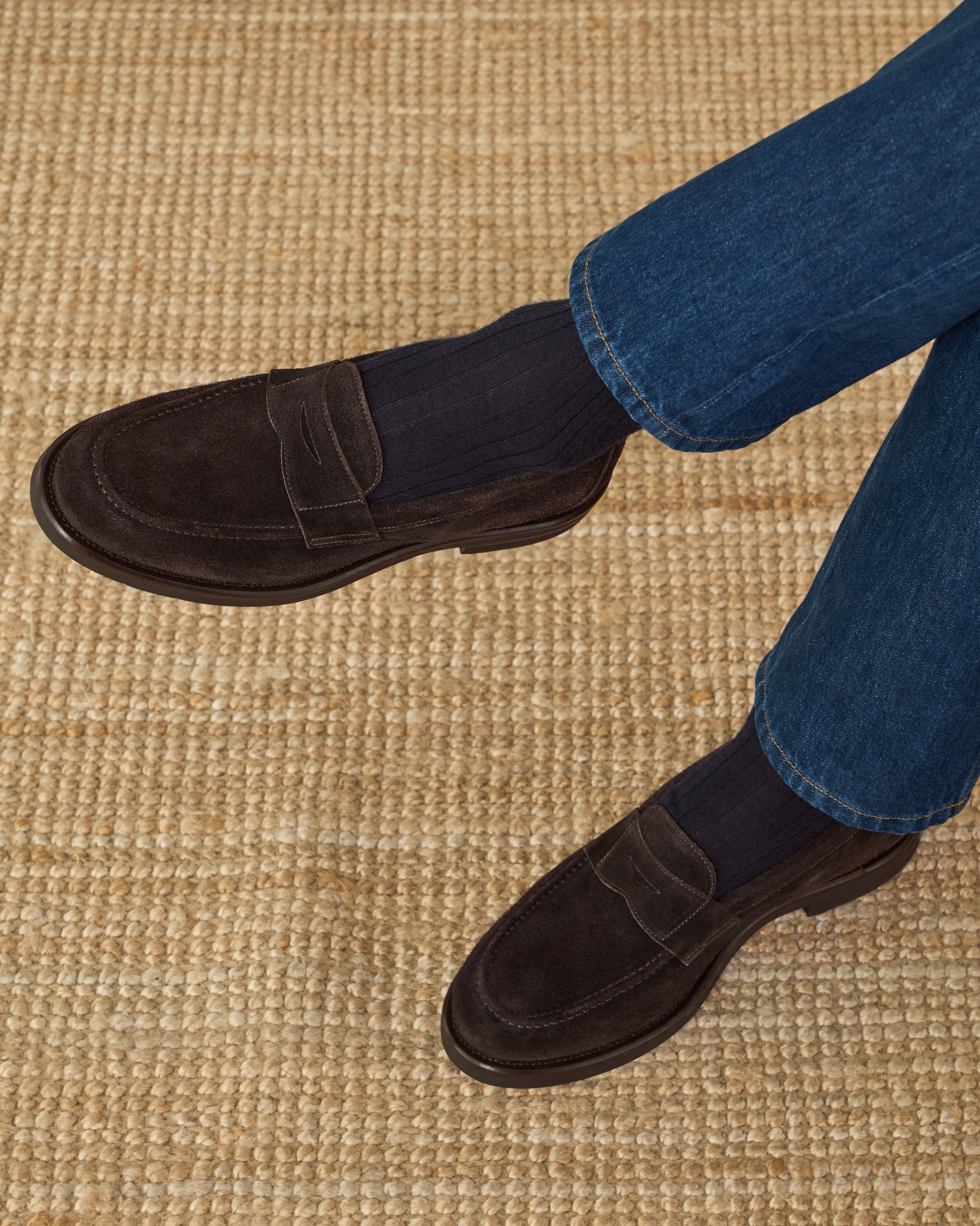 Velasca Piugiàtt - Classic Brown Suede Tapered Loafers for Men Velasca | Suede men main image 2