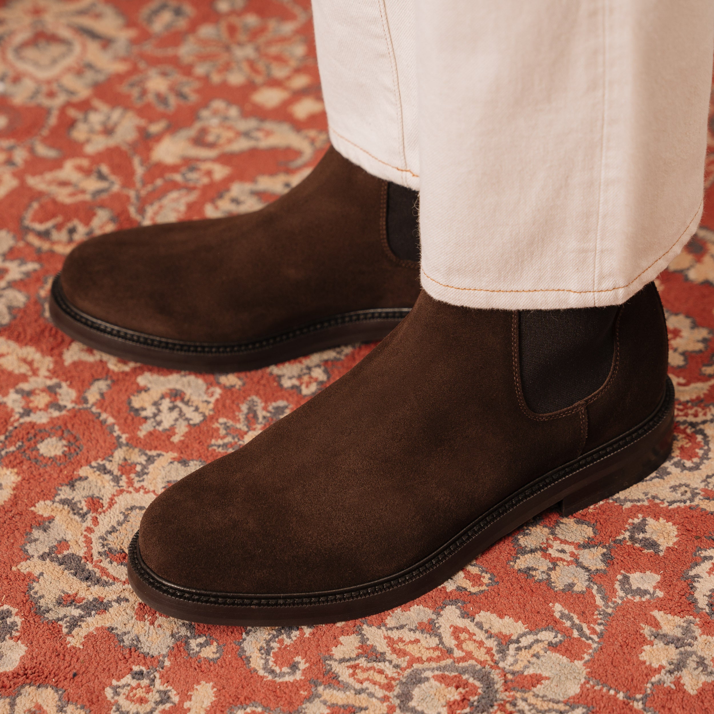 Men's brown tumbled leather Derby shoes | Velasca Men's brown tumbled leather Derby shoes | Velasca